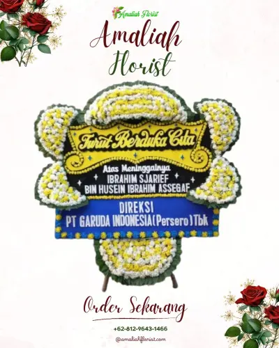 Papan Bunga Duka di Goti